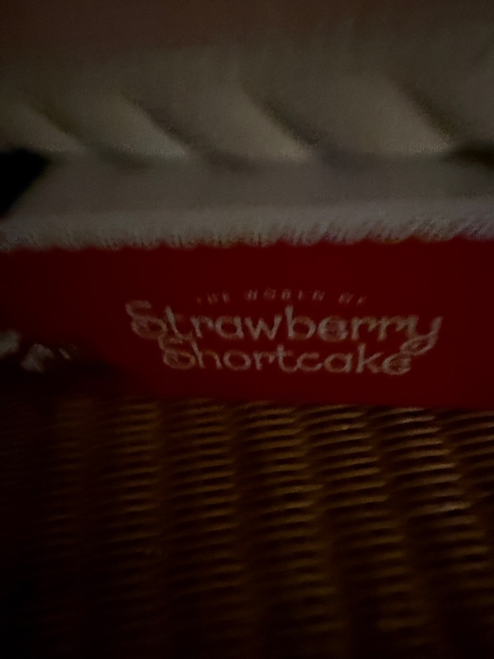 Strawberry Shortcake Women's Pink Plush Bow Slippers - Picture 4 of 4